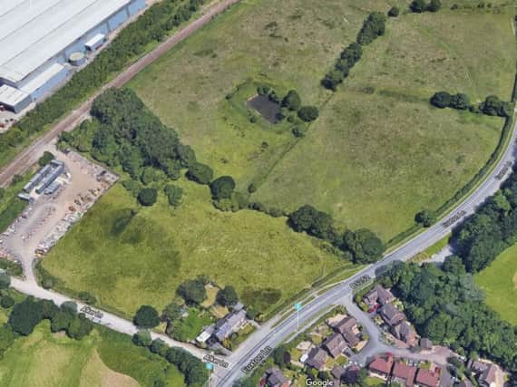 The land off Alker Lane and Euxton Lane that will be home to the new business park (Image: Google Maps)