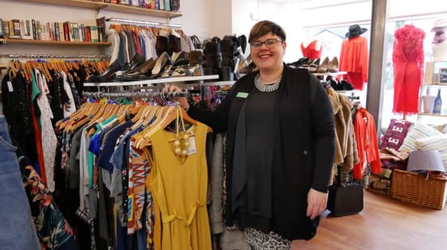 Heather Crabtree, manager of the St Catherine's Hospice fashion boutique in Fulwood