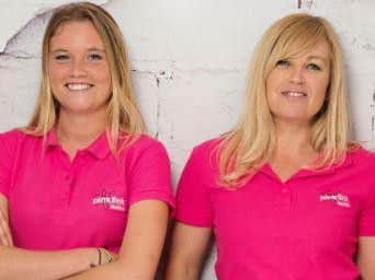 Pink Link Ltd Camille Winkelmann and Coral Horn. Pink Link is based in Blackpool