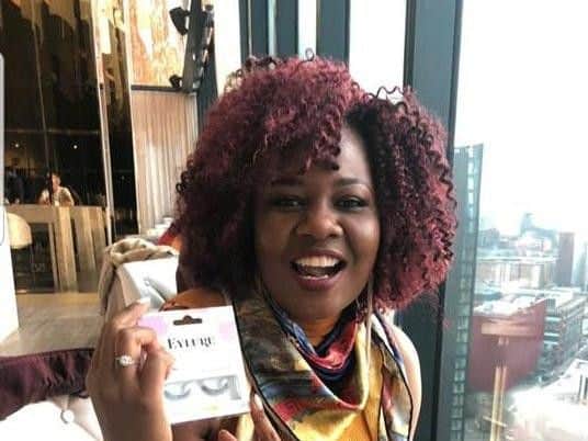 Codilia Gapare from Cheshire has battled breast cancer and will launch her new C-Lash with Eyelure, a special eye lash extension for cancer sufferers at Boots in March