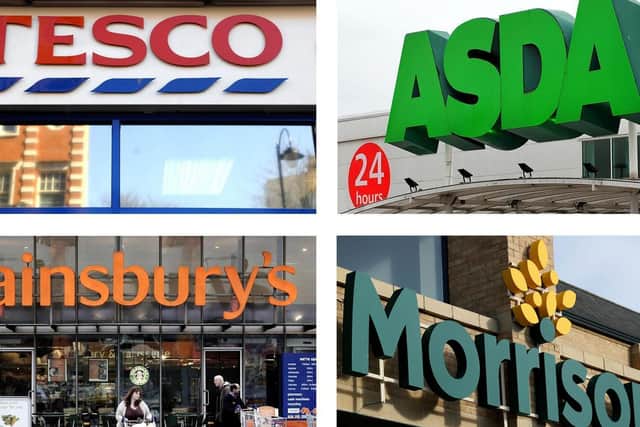 The so-called big four; Tesco, Asda, Sainsbury's and Morrisons