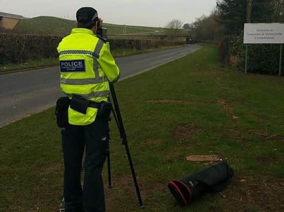 Police caught 17 drivers speeding on Barley Cop Lane, Lancaster, in the space of one hour. Photo: Lancashire Police