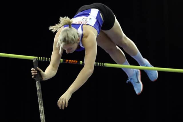 Holly Bradshaw in action (Photo by Bryn Lennon/Getty Images)