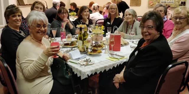 Members of Croston WI celebrate the group's 70th anniversary