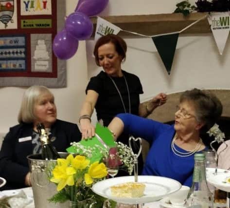Members of Croston WI celebrate the group's 70th anniversary