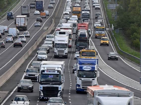 Delays are expected following a collision on the M65