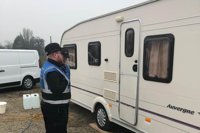 Travellers are refusing to leave car park at former Railway Pub in Euxton