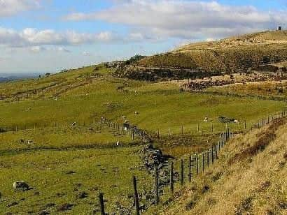 Megan Needham's farm in Rivington