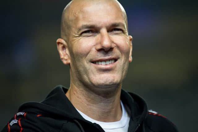 Former Real Madrid manager Zinedine Zidane