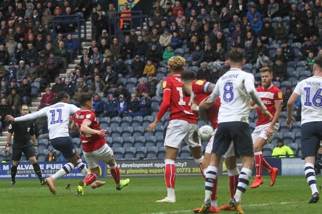 Daniel Johnson fires PNE in front against Bristol City