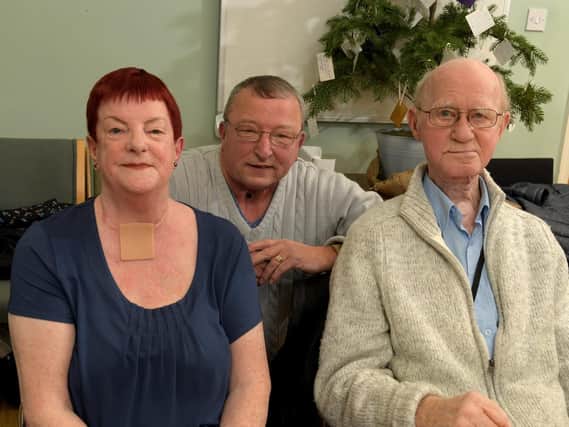 Kim Winterton, Jim Brewster, and Alan Turner