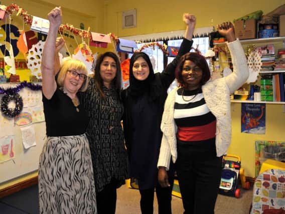 Members of Sahara ready to celebrate International Womens Day
