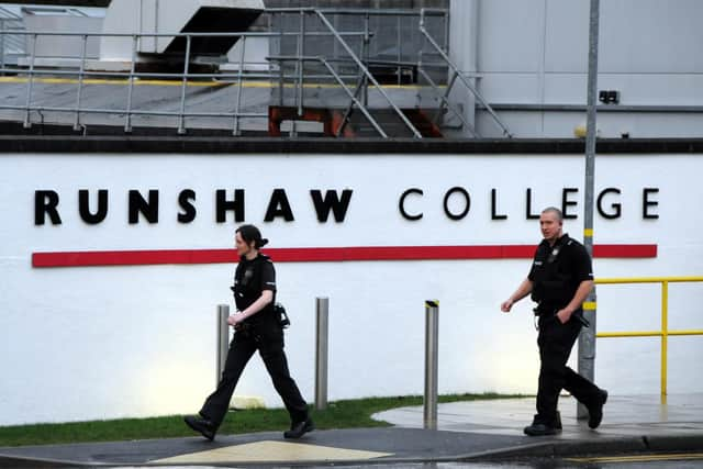 Five people have been arrested following a stabbing at Runshaw College