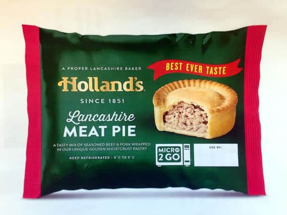 Holland's Lancashire meat pie