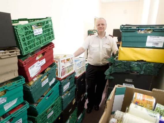 Major Alex Cadogan of the Salvation Army foodbank in Preston