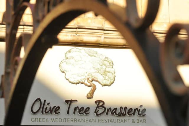 Outside the Olive Tree