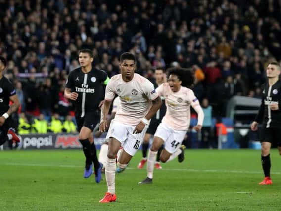 Manchester United beat PSG on Wednesday night