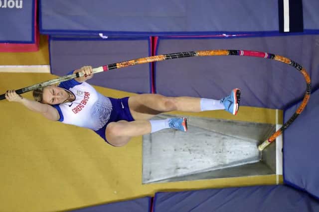 Holly Bradshaw in action at the European Championships (Photo by Bryn Lennon/Getty Images)