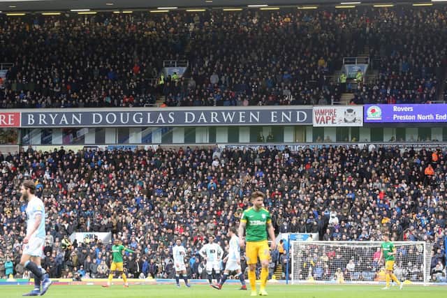 More than 7,500 Preston fans travelled to Ewood Park