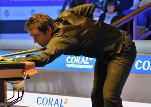 Ronnie O'Sullivan in action at Preston Guild Hall last week (picture: Event Photo 67)