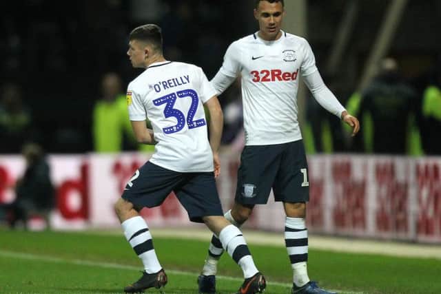 Adam O'Reilly and Graham Burke are both currently out on loan