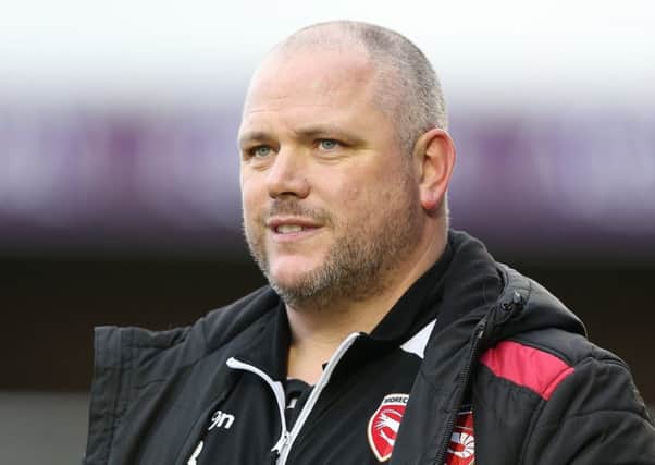 Morecambe manager Jim Bentley Picture: Getty Images