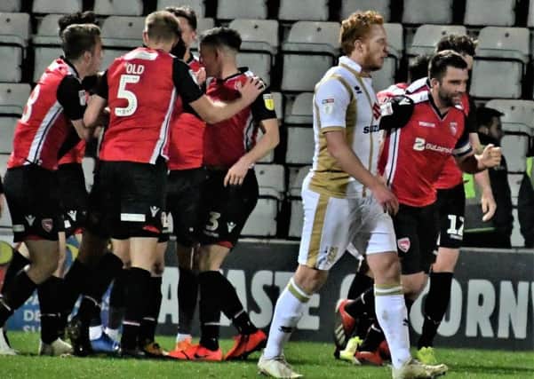 Morecambe hope for further celebrations after seeing off MK Dons on Tuesday night