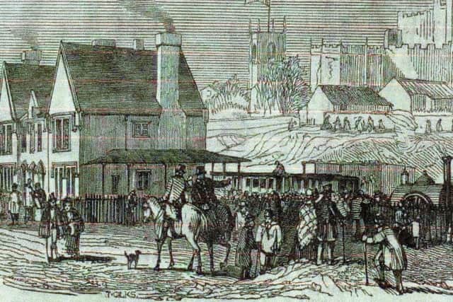 Lancaster Railway Station where mother and child were spotted