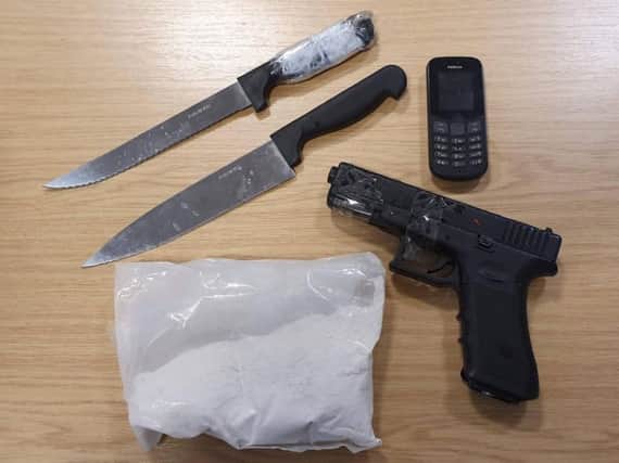 More knifes and drug paraphernalia has been seized by Preston police.