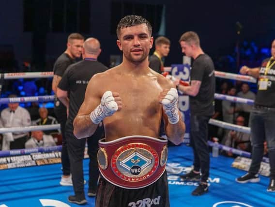 Jack Catteralls last fight saw him get the better of domestic rival Ohara Davies. Picture: Chris Roberts/Queensberry Promotions