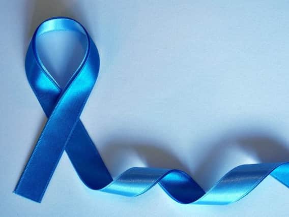 Blue ribbon for prostate cancer
