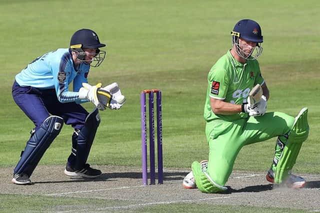 Dane Vilas, right, is the new Lancashire captain