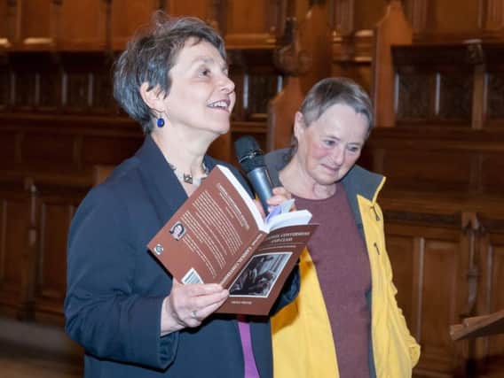 Fiona Frank, (left),  pictured at the launch of  'Candles, Conversions and Class'
