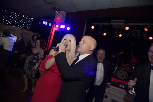 Singing Waiters entertained staff at Leyland Trucks at their annual ball