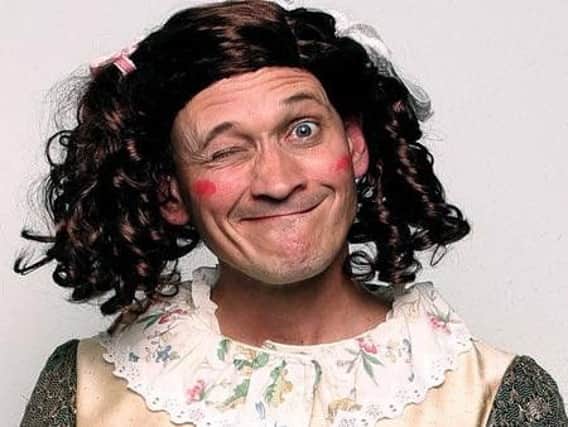 Steve Royle in the role Dane Leno created - Mother Goose (photo: Andy Hollingworth)