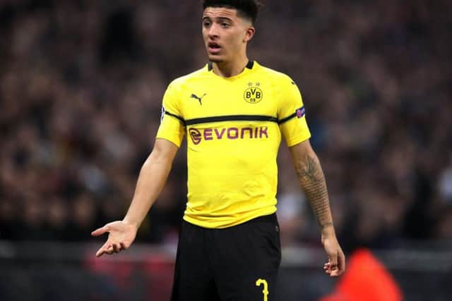 Manchester United will make a move for Borussia Dortmund's Jadon Sancho this summer because his former club Manchester City did not insert any clause in the 18-year-old England winger's contract after selling him stating he could not join their rivals.