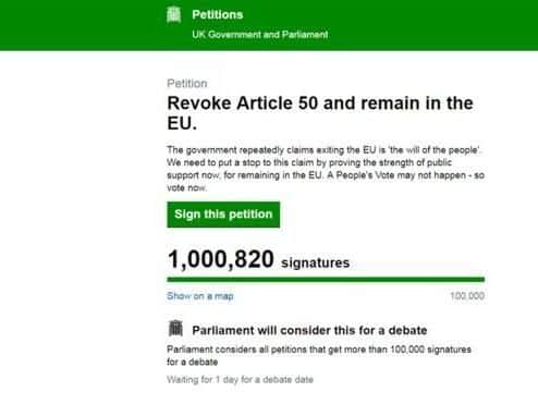 The online petition