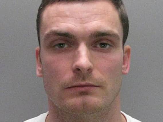 Disgraced former England footballer Adam Johnson, who has been released from prison after serving three years of a six year sentence for child sex offences.
