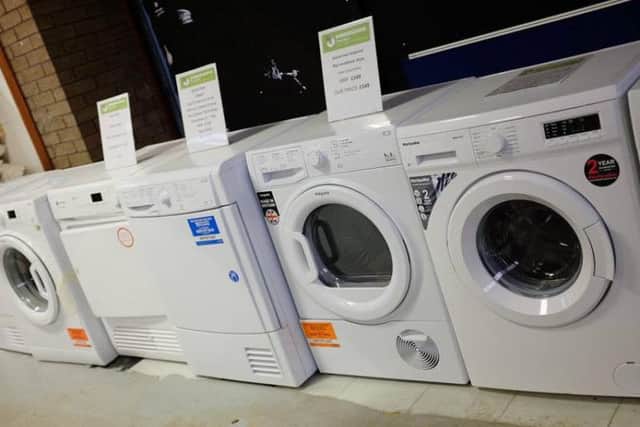 Burglars broke into a Preston charity shop stealing at least 20k worth of white goods.