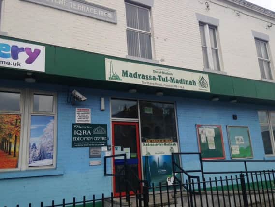 Police are investigating a potential hate crime after a brick was thrown through a window of the Iqra education centre at Madrassa-tul-madina in Garstang Road at 4am on Tuesday, March 12.