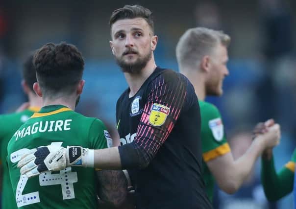 Preston goalkeeper Declan Rudd is ready to make a push for the play-offs
