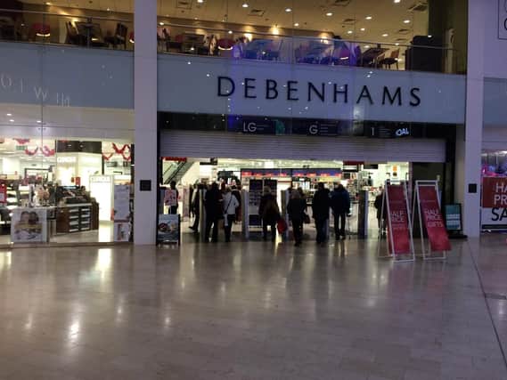 Debenhams has stores in Blackpool and Preston