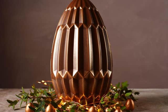 Hand Decorated Belgian Milk Chocolate Colosseum Egg