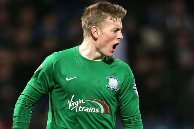 Pickford during his loan spell with PNE