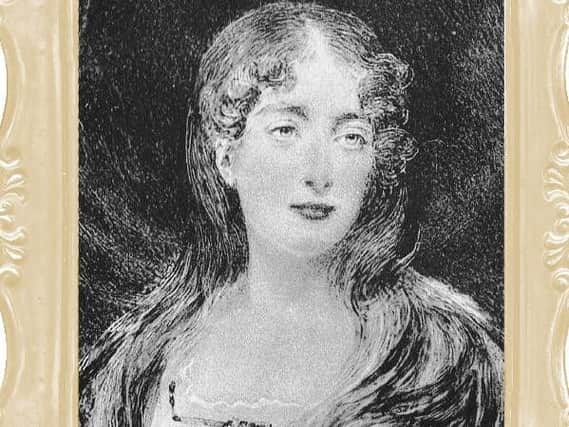 Lady Shelley  nee Winckley, the owner of the land on which Winckley Square was built. She was eight-years-old at the time so the sale of the land in 1796 was managed by her guardian.
