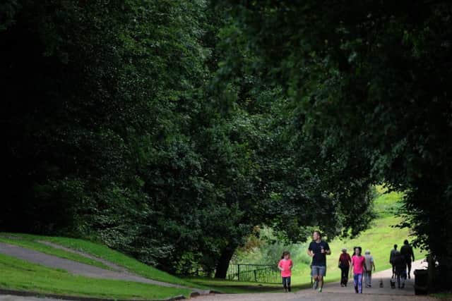 2k run at Astley Park in Chorley