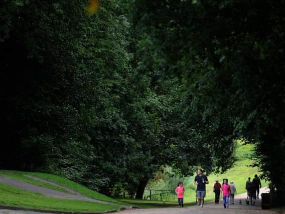 2k run at Astley Park in Chorley