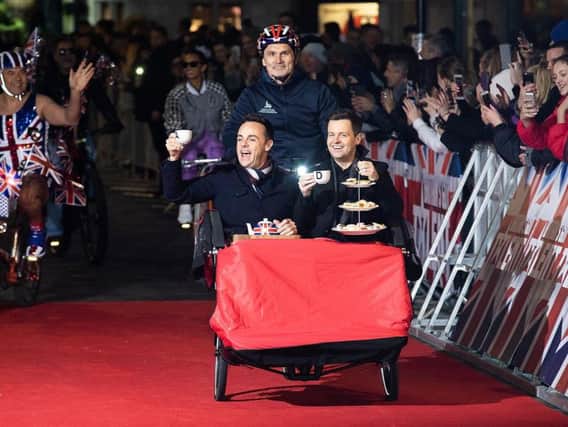Ant McPartlin and Declan Donnelly arrive at the Britains Got Talent 2019 auditions