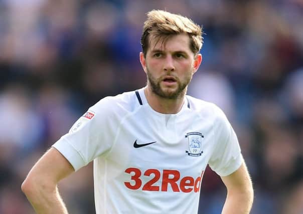 Preston winger Tom Barkhuizen will miss the rest of the season with a knee injury