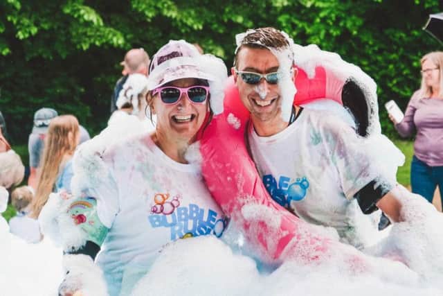 There will be bubbles, bubbles and more bubbles at the Blackpool Bubble Rush